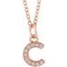 Petite Initial Necklace