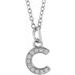 Petite Initial Necklace