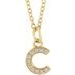 Petite Initial Necklace