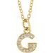 Petite Initial Necklace