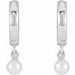 Pearl Hoop Earrings
