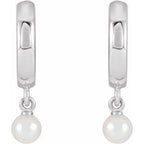 Pearl Hoop Earrings