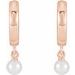 Pearl Hoop Earrings