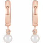 Pearl Hoop Earrings