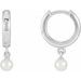 Pearl Hoop Earrings