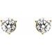 Round 3-Prong Cocktail-Style Stud Earrings