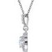 Halo-Style Necklace or Pendant