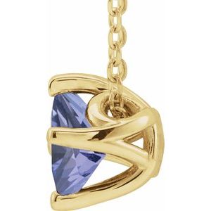 Solitaire Necklace or Slide Pendant