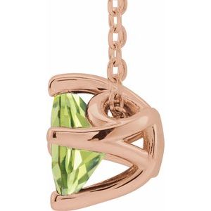 Solitaire Necklace or Slide Pendant