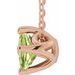 Solitaire Necklace or Slide Pendant