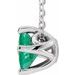 Solitaire Necklace or Slide Pendant
