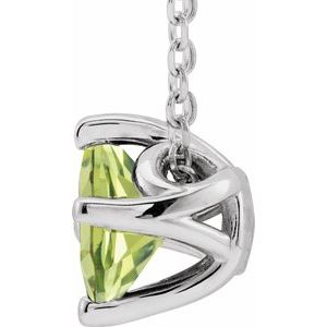 Solitaire Necklace or Slide Pendant