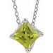 Solitaire Necklace or Slide Pendant