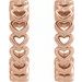 Heart Hoop Earrings