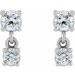 Two-Stone Earrings