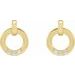 Accented Circle Earrings