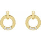 Accented Circle Earrings