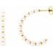 Pearl Hoop Earrings