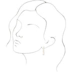 Pearl Hoop Earrings