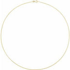 1 mm Solid Snake Chain
