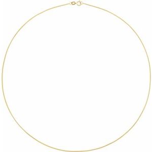 1 mm Solid Snake Chain