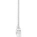 Bezel-Set Solitaire Necklace