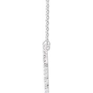 Petite Heart Key Necklace