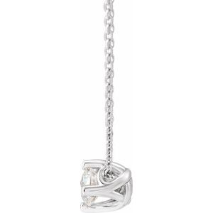 Solitaire Necklace or Slide Pendant