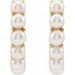 Pearl Huggie Earrings