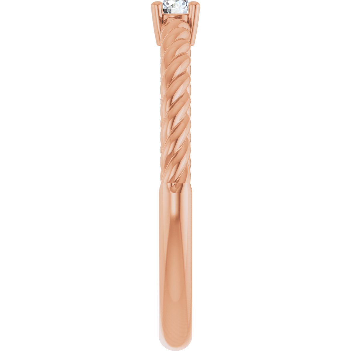 Rope Solitaire Ring