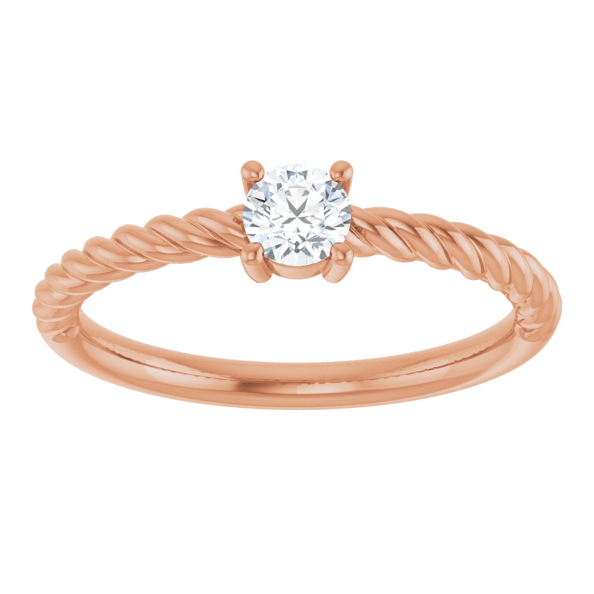 Rope Solitaire Ring