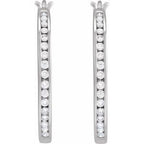 Accented Hoop Earrings