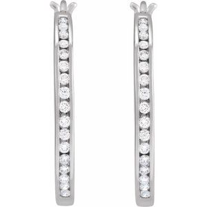 Accented Hoop Earrings