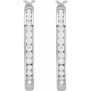 Accented Hoop Earrings