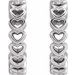 Heart Hoop Earrings