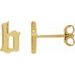 Gothic Initial Earring