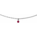 Bezel-Set Solitaire Necklace