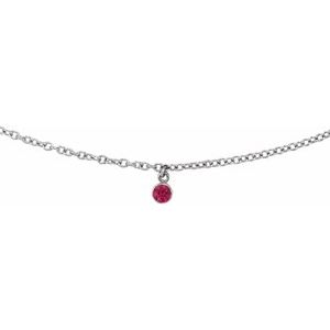 Bezel-Set Solitaire Necklace