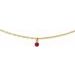 Bezel-Set Solitaire Necklace