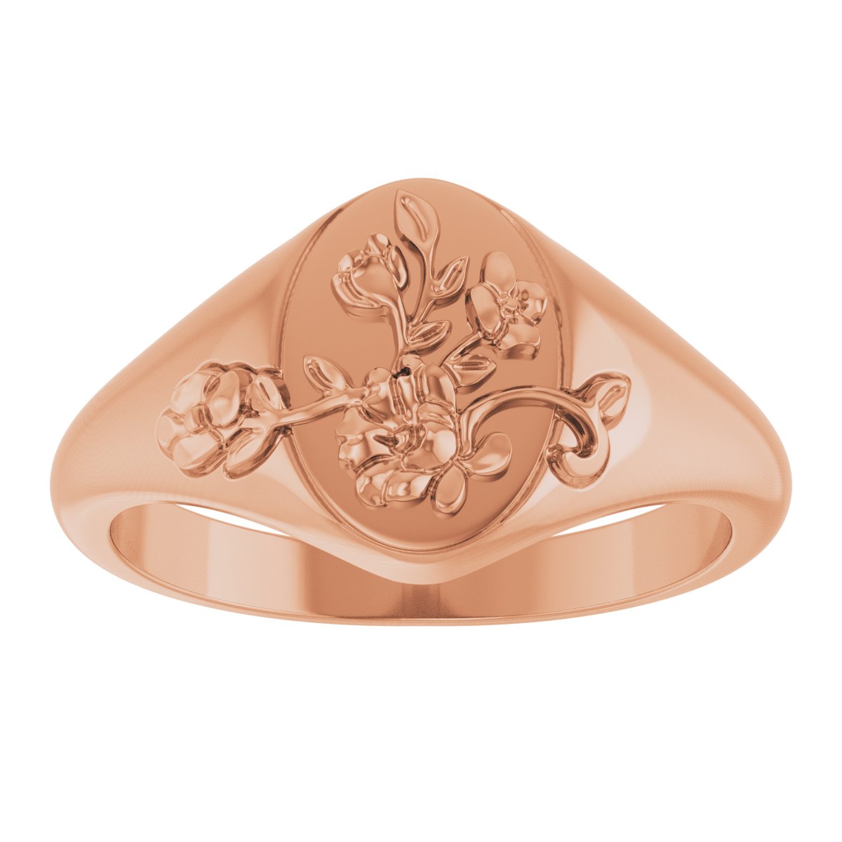 Floral Signet Ring