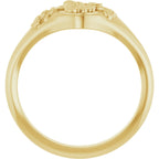 Floral Signet Ring