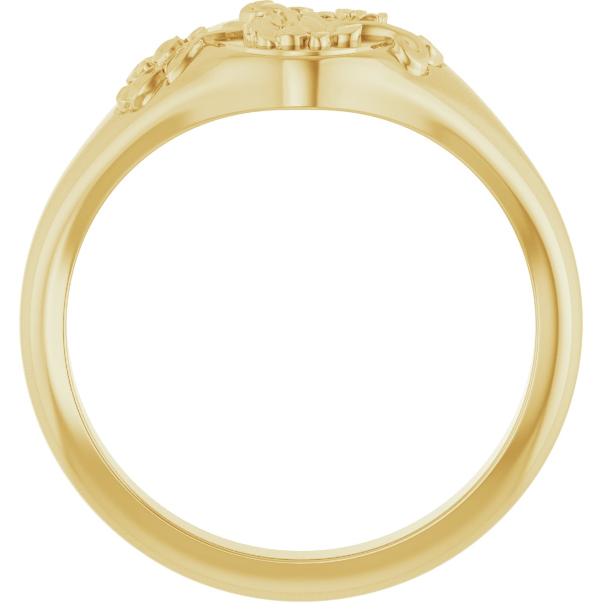 Floral Signet Ring