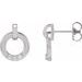 Accented Circle Earrings
