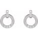Accented Circle Earrings