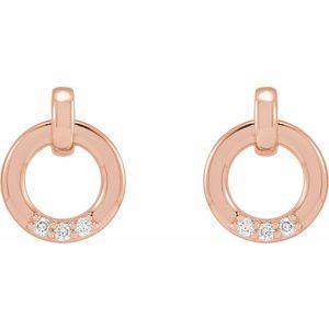 Accented Circle Earrings