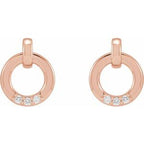 Accented Circle Earrings