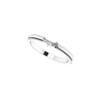 Accented Engagement Ring or Band