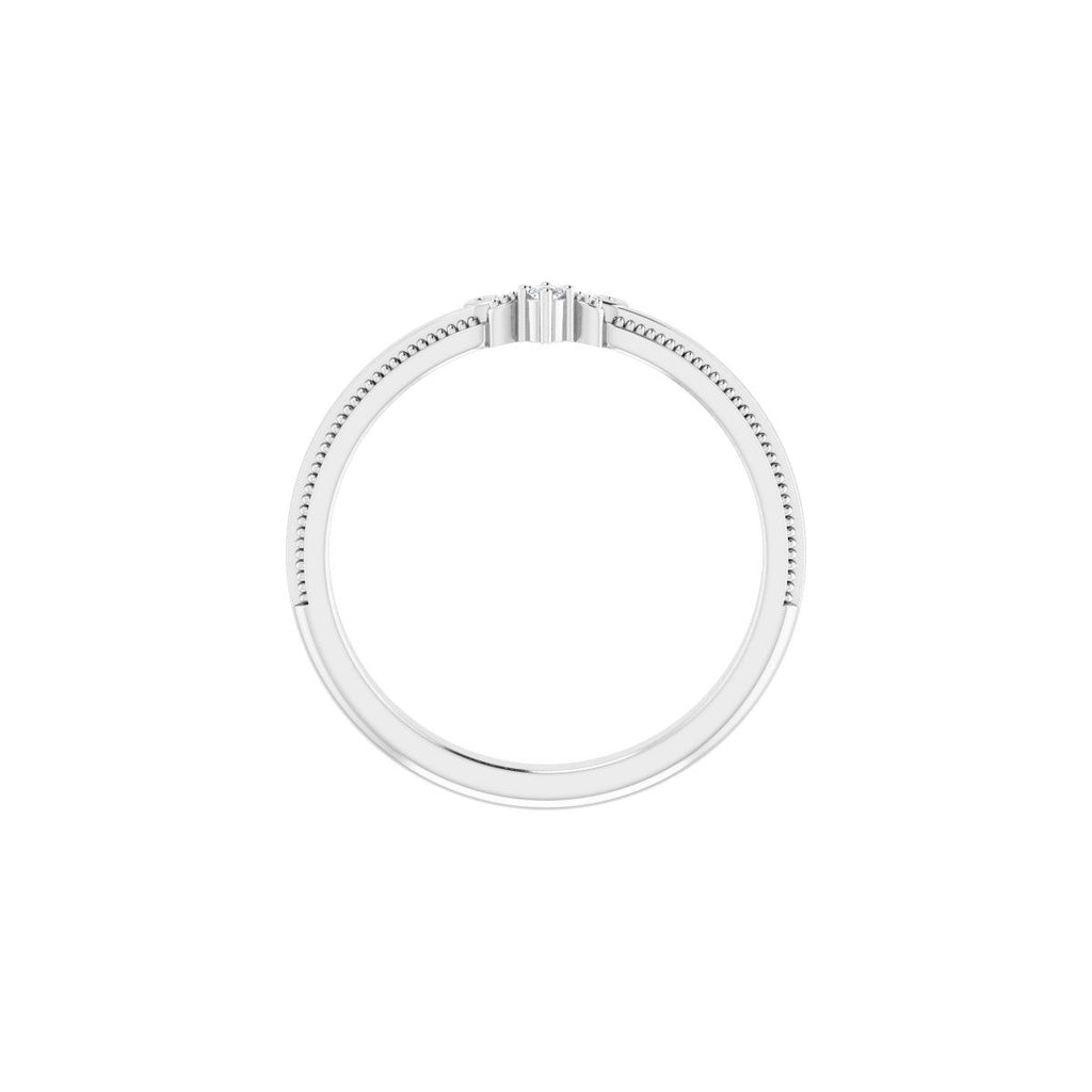 Accented Engagement Ring or Band