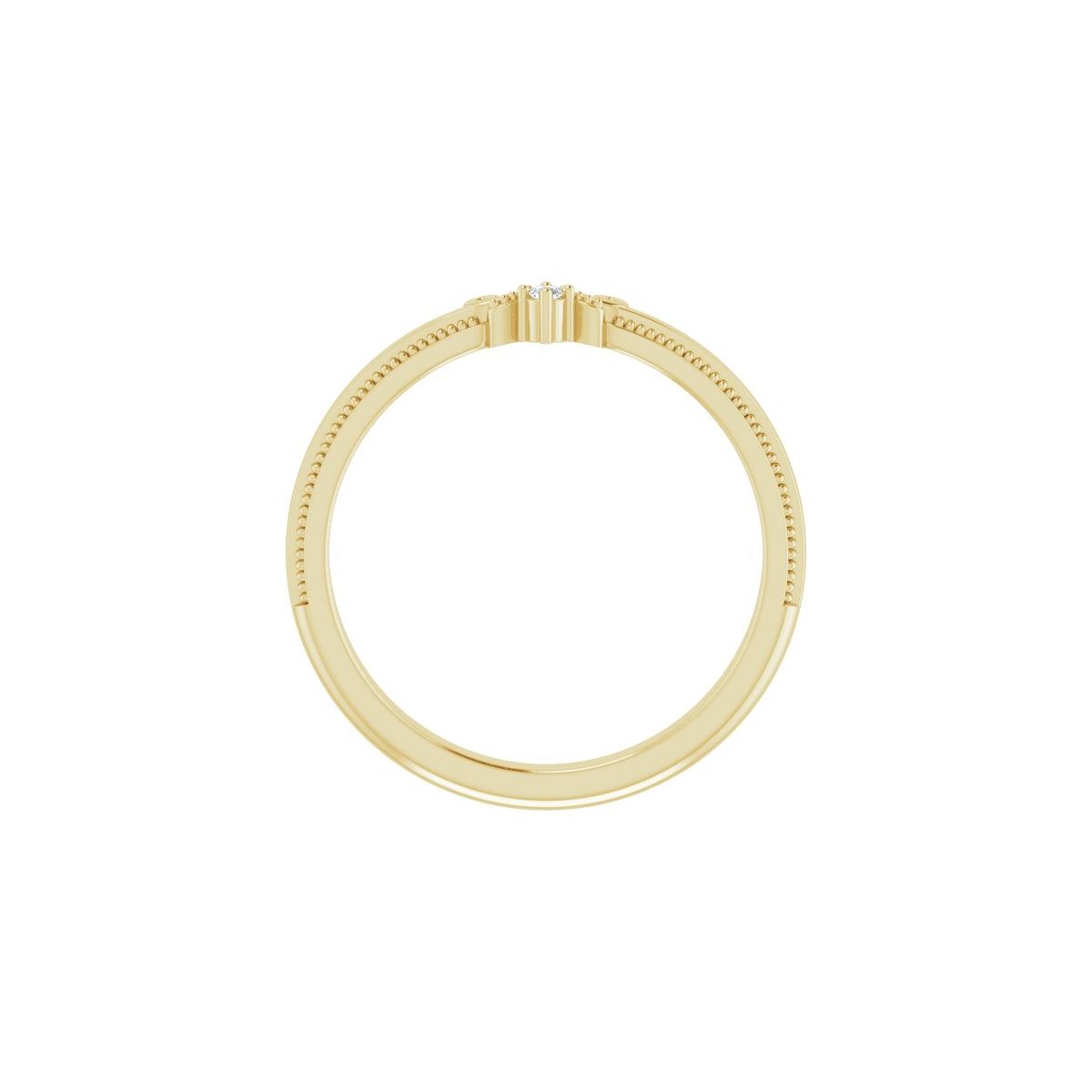 Accented Engagement Ring or Band