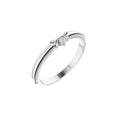 Accented Engagement Ring or Band